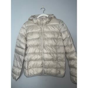 Aritzia TNA The Little Puff Jacket – Cream, Size M
